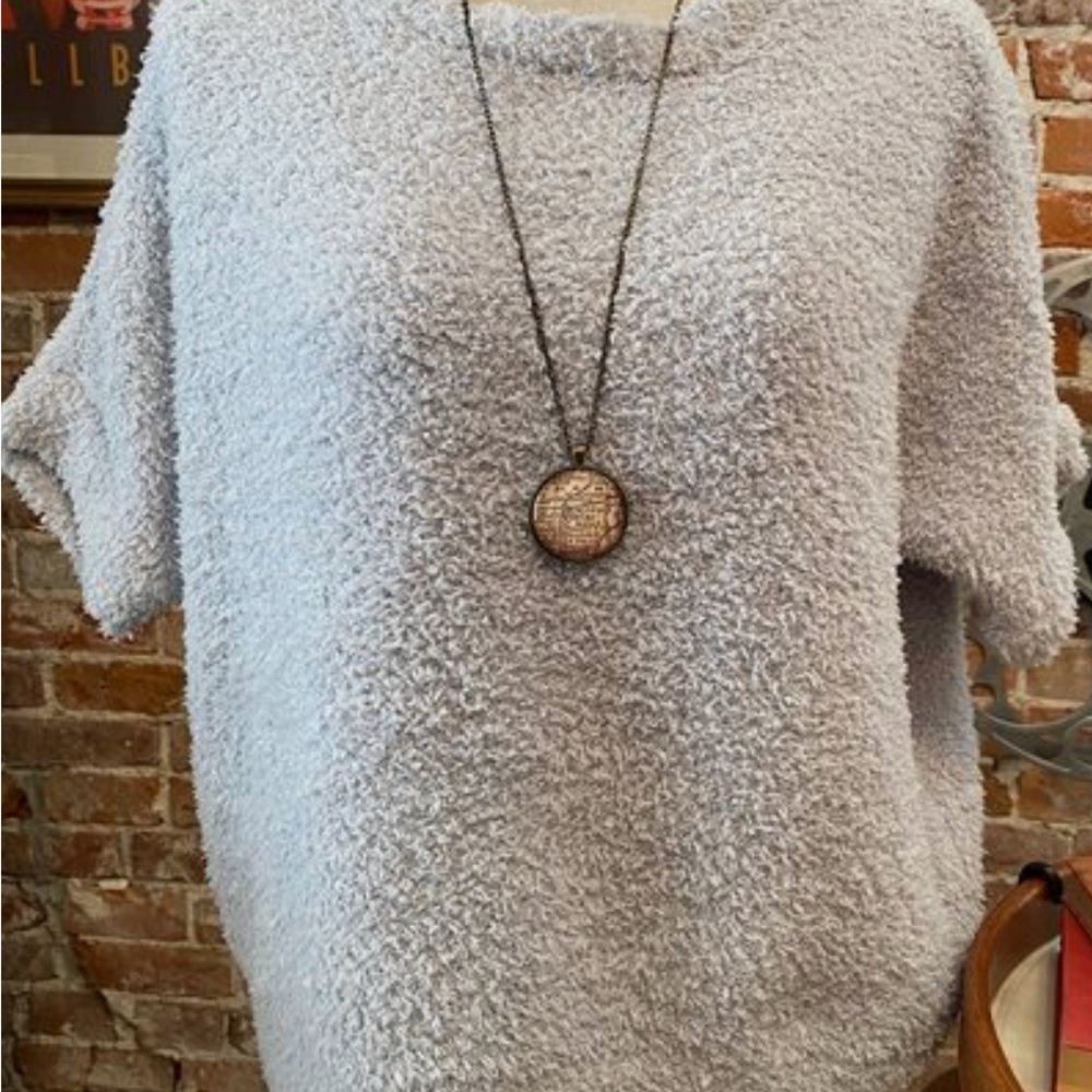 Barefoot Dreams Soft Gray Dolman Pullover
